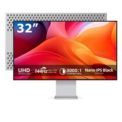 32 Inch 4K UHD 144Hz Monitor | LG Nano IPS Panel | 99% P3 Wide Color | 3000:1 Contrast | AMD FreeSync| HDMI 2.1/DP 1.4/USB3.0